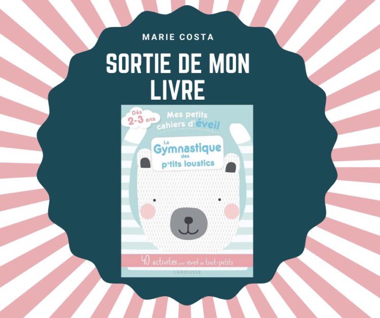 Voici mon nouveau petit cahier d’éveil chez <a href="/LAROUSSE_FR/">LAROUSSE</a> la gymnastique des petits loustics ! 40 activités et mouvements très amusants 🤩 dans toutes les librairies et en ligne