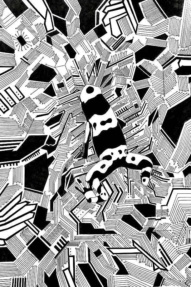 ボールペンで描いたヤドクガエル🖊

#ボールペン画 #ペン画 #イラスト 