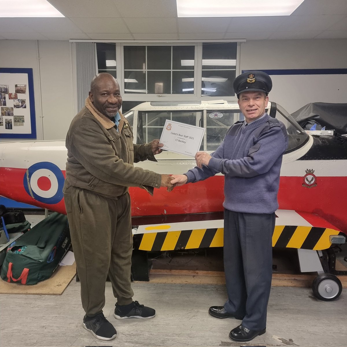 Congratulations to CI B, on his Cadets' Best Staff Award
