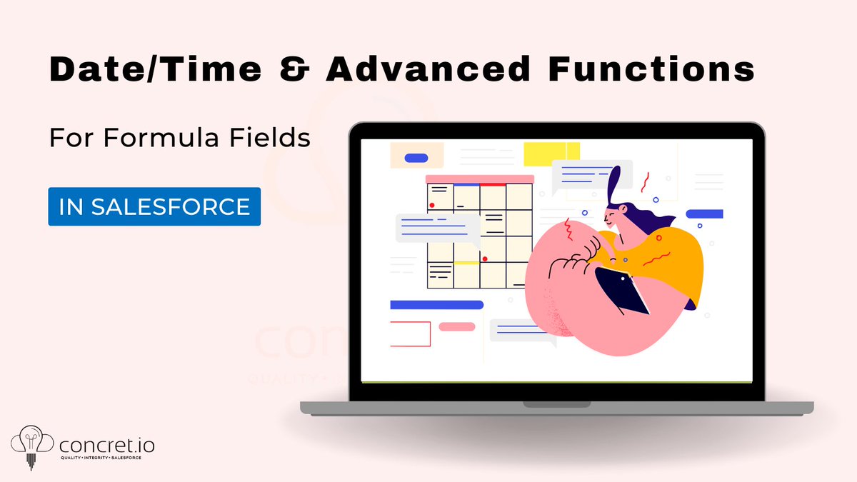 concretios's tweet image. Blogged: Date/Time & Advanced Functions for Formula Fields in Salesforce 🗓️
zcu.io/0uYm
#FormulaFields #Salesforce #SalesforceBlogs #AdvancedFunctions #KnowHow #Concretio #ConretioApps
