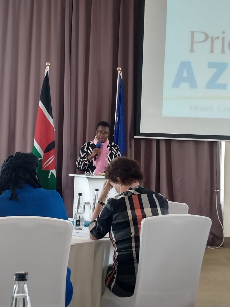 PI_AfricaHub's tweet photo. @PI_AfricaHub director @sriungi highlights the need for the enactment of a law that provides legal safeguards for #HumanRights Defenders ,more specifically a law that protects #Women Human Rights Defenders as they defend #rights 
#WomenInSociety
#WomenInPolitics
#IWD2022 https://t.co/FnTsqiqnHO