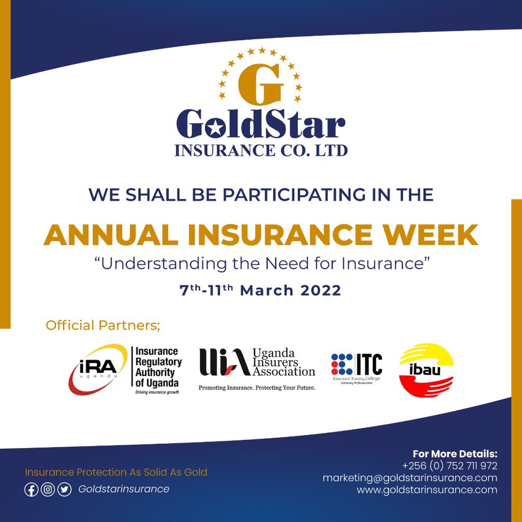 goldstar_gsi's tweet image. Have you always wanted to know how to go about Insurance? Where to go and how to get it? Let’s demystify Insurance as we participate in this year’s Insurance Week  commencing today.

#InsuranceWeek22
#DrivingInsuranceGrowth
#InnovationAwards21