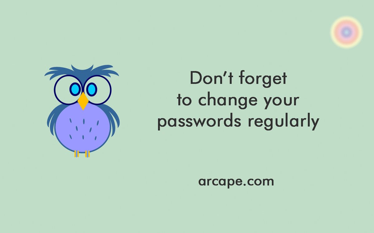 When did you last change your passwords?

Don't be vunerable. #BusinessTips