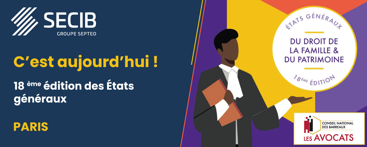 SEPTEO_AVOCATS's tweet photo. 📢 [#Événement] #𝗘𝗚𝗗𝗙𝗣𝟮𝟬𝟮𝟮

🙋🙋‍♂️ C'est le jour J ! L'équipe #SECIB est présente à Paris pour la 18ème édition des États généraux du droit de la famille et du patrimoine

👋 Venez nous rencontrer sur notre stand dans le Hall 8️⃣ !

 @CNBarreaux 

#Avocats #Droit https://t.co/EJoOfHyZaU