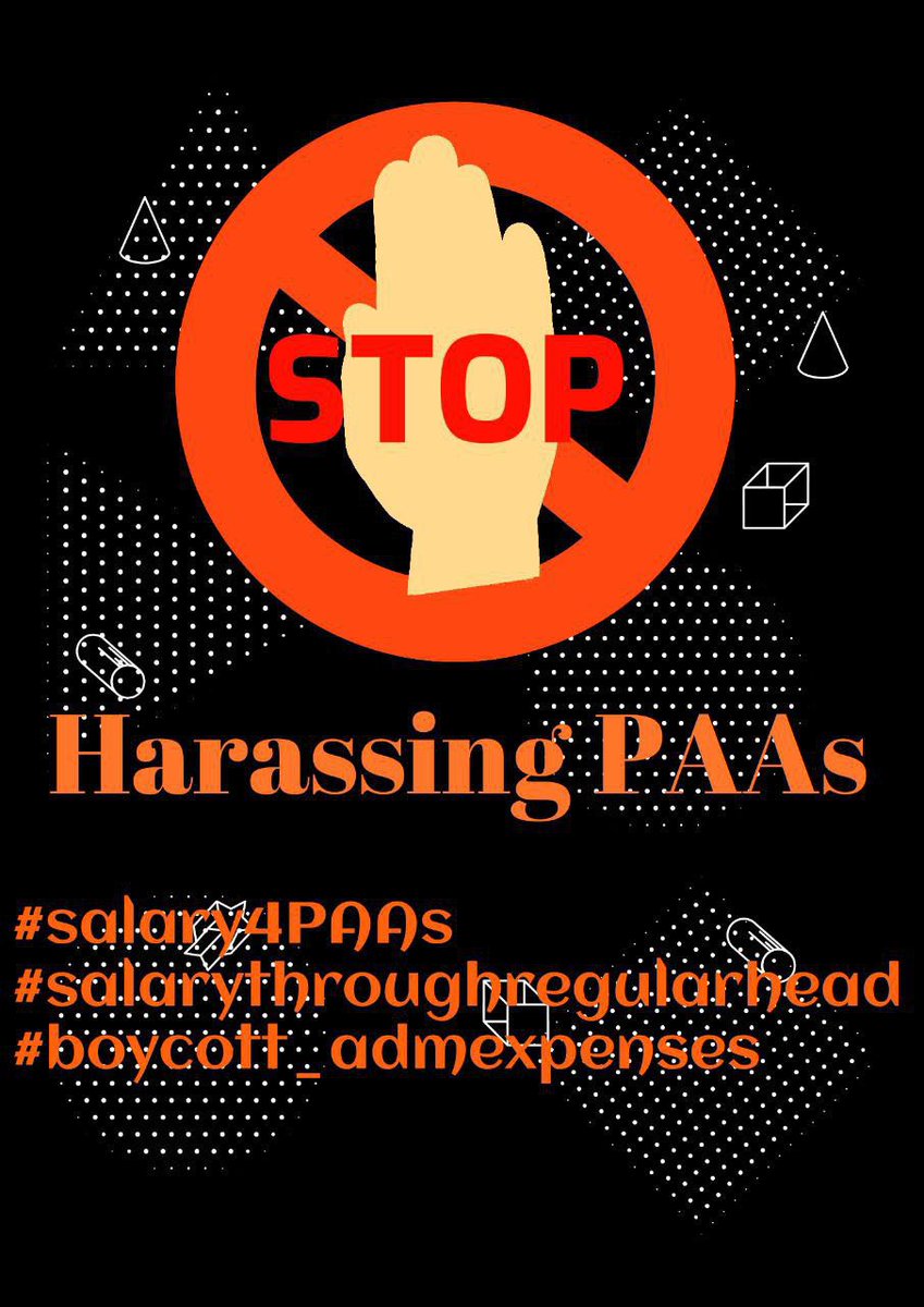 Ranjeet29328641's tweet photo. #salaryThroughRegularHead 
#Boycot_admnexpenses
#salary4PAAs https://t.co/vfv3AhQX6m