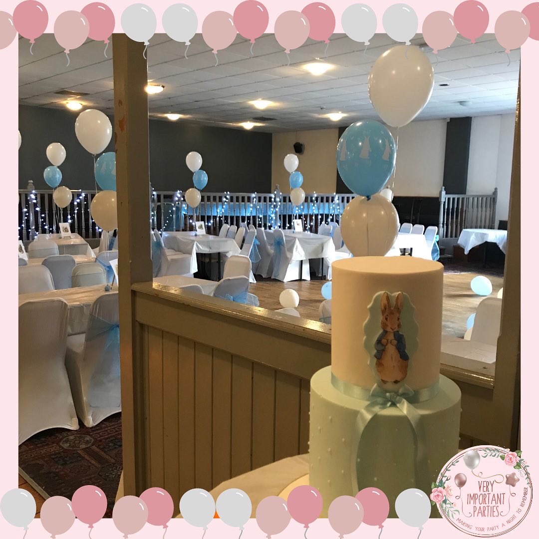 VeryParties's tweet photo. How cute is yesterdays Peter Rabbit themed Christening for Leo 💙 https://t.co/xODaZq0LXe