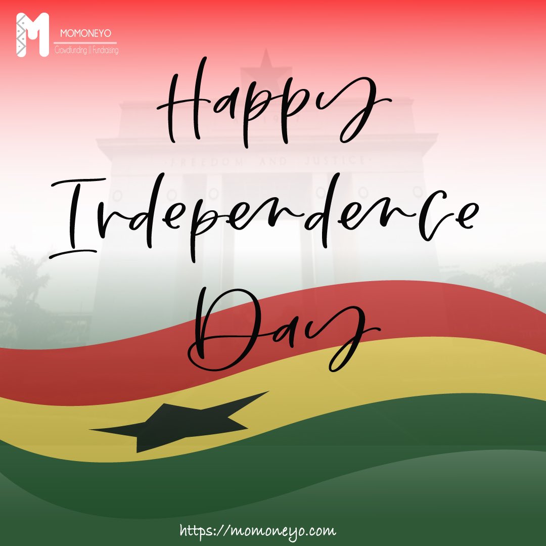 momoneyogh's tweet photo. FROM MOMONEYO, 
WISHING OUR HOST COUNTRY AND ALL GHANAIANS OVER THE WORLD 
A HAPPY INDEPENDENCE DAY 🇬🇭 https://t.co/XAzyCQ78PH