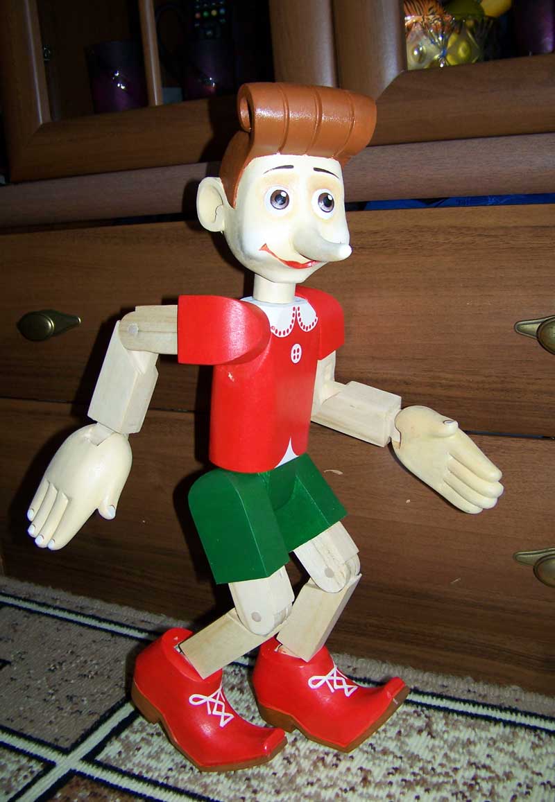 Сделал буратино моей любимой внучке