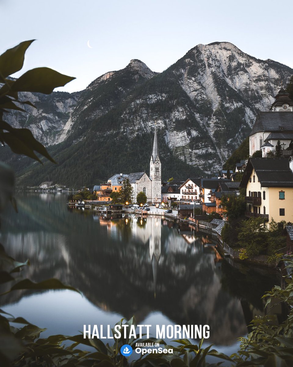 Gm! ☕️

Here’s a favourite shot of mine from one calm morning in Hallstatt, Austria. 

It’s one of my few remaining pieces in my ‘Far Reaches of the Earth’ collection on <a href="/opensea/">OpenSea</a>, with a floor price of 0.15ETH ✨

Link available in the comments below!
