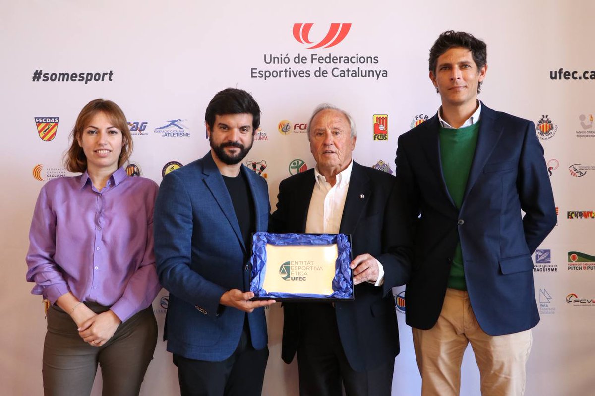 fcatgolf's tweet photo. La @UFECcat otorga a la #FCGolf el Segell d'Entitat Esportiva Ètica.
Un reconeixement en matèria de transparència i protocols d'actuació.
Moltes gràcies a UFEC i al seu president, @gerardesteva.
▶️: https://t.co/J6PWnpHLyW https://t.co/HfWvQeKQcL