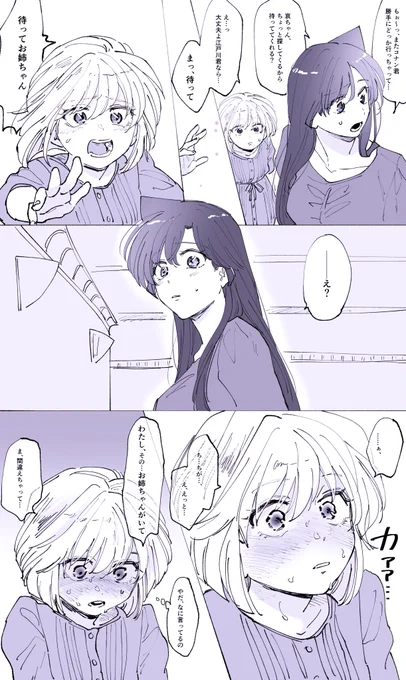 哀ちゃんと蘭お姉さん 