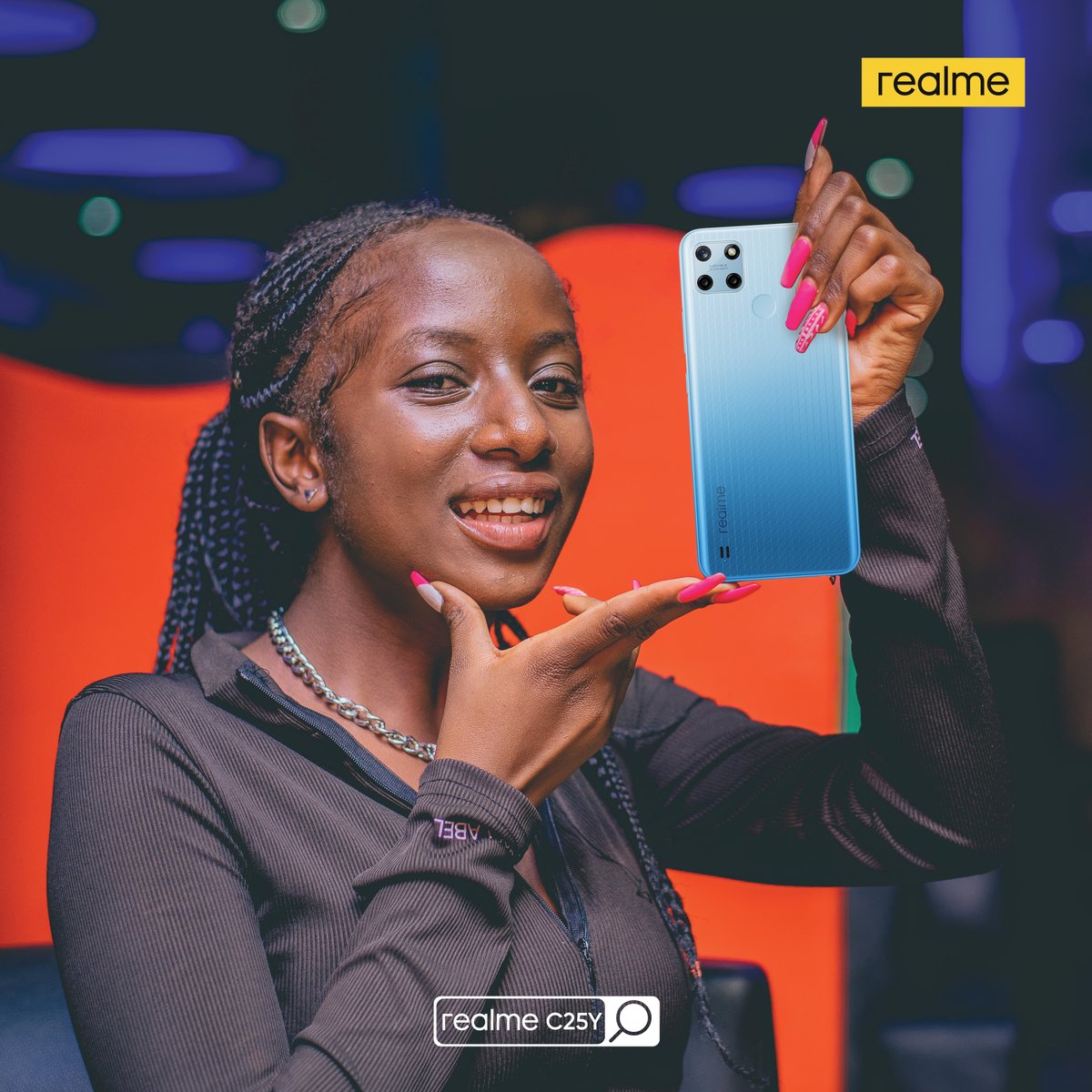 realmeKenya's tweet photo. Powered by the powerful Octa Core Unisoc T610 Processor #realmeC25Y is guaranteed to bring you a smooth and reliable #AllDayPerformance 

#realme #realmeC25Y https://t.co/TJq70an3FW