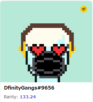 takana_coin2's tweet image. そういえば、ギブアウェイでもらった
#DfinityGangs めっちゃヤバイ💦
ただの変態やんｗ
＃ICP