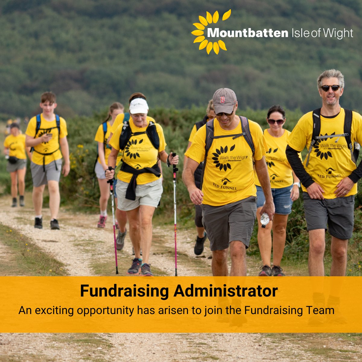 MountbattenIW's tweet photo. An exciting and rewarding opportunity has arisen to join the Mountbatten Fundraising Team. 
💛Apply here: https://t.co/lKuMapsvu0
💛Closing Date: 17 March 2022
#Hiring #IsleOfWightJobs #Mountbatten #YellowTeam #TeamMountbatten https://t.co/RuG1bATTXM