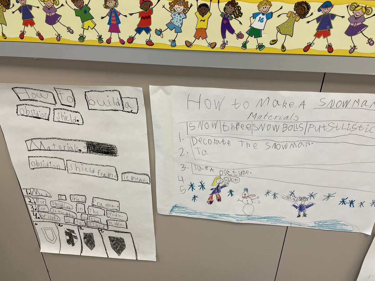 stefwinland's tweet photo. 1st grade How To’s #HVEavp https://t.co/2pIo4EElW6