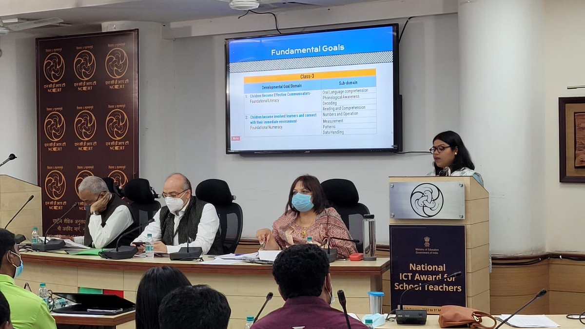 indranibhaduri's tweet photo. …..the second phase of training of the State Level Master Trainers in a face to face mode for conducting the #FoundationalLearningStudy in #Literacy and #Numeracy as part of the #NIPUNBHARAT mission #MoE https://t.co/kes2tqD9Qh