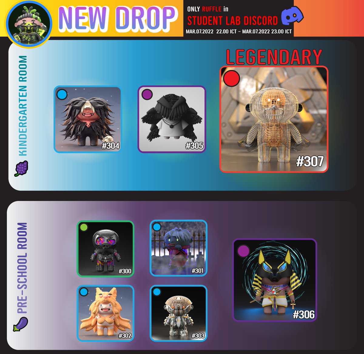 teaa12t's tweet photo. 📌NEXT DROP📌 RAFFLE EVENT  TODAY
 Start: 7 MARCH 2022 22:00 ICT
 End: 7 MARCH 2022 23:00 ICT (1Hour time-claim)

 ⏱️(ICT: Indochina Time Zone) 
๋👉Join event in our discord: https://t.co/PoZSLrQvSS

@ParasHQ #nearNFTs #NEARprotocol #NEARcollector #PARASNFT #NFTCommunity #NFTdrop https://t.co/WNDGhsIFZ5
