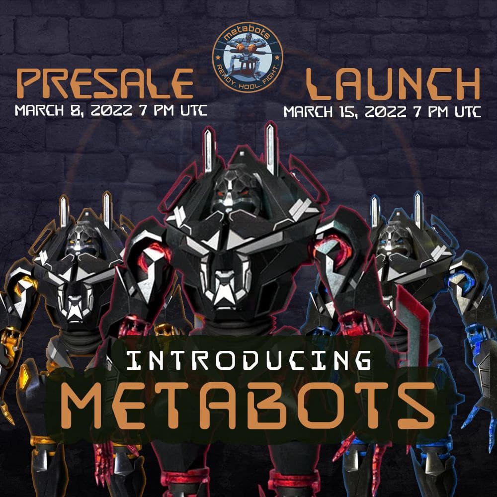 AasumRichard's tweet photo. @Otisijperlaan @MartiniGuyYT @MetaBotsP2E I can't believe the graphics delivered by @UnrealEngine 5.
This is going some of the wildest #metavers games on the market. The #NFTs looks insane and already tomorrow the #presale of the in-game token starts on @Pass1ve1ncome #launshPAD #PSIPAD https://t.co/EfwcXStZ2K
