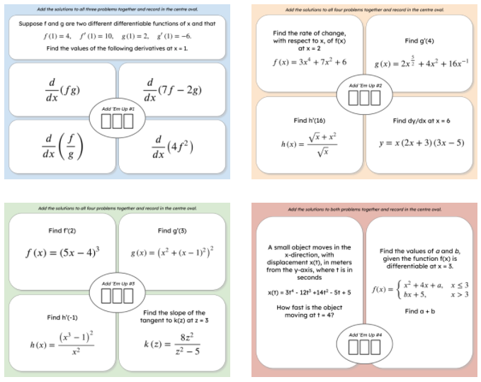 TheErickLee's tweet photo. A few thoughts about "Add 'Em Up" self-checking math activities. #ITeachMath #selfcheckmath https://t.co/eo5Nwun6hL https://t.co/RHJZa1cV1j