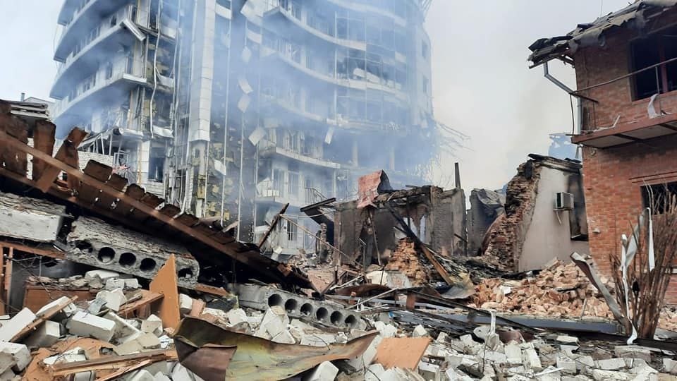 Barbarians of the XXI century. Russia damaged/destroyed 202 schools, 34 hospitals, 1500+ residential buildings. 900+ our settlements are completely deprived of light, water, heat. The Russian army doesn’t know how to fight against other armies. But it’s good at killing civilians