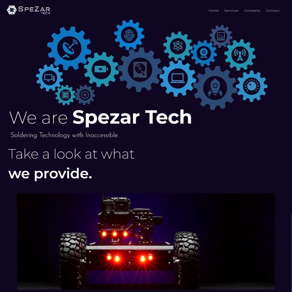 spezartech's tweet photo. Big NEWS ! Our website is Live now

|  https://t.co/kyePRN6iBN |

Spezar Tech is here to build innovative technological solutions

#new #website #robotics #automation #edtech #space #tech #smart #technology #startup #young #launching #service #manufacturing https://t.co/ioVJGFCbnO