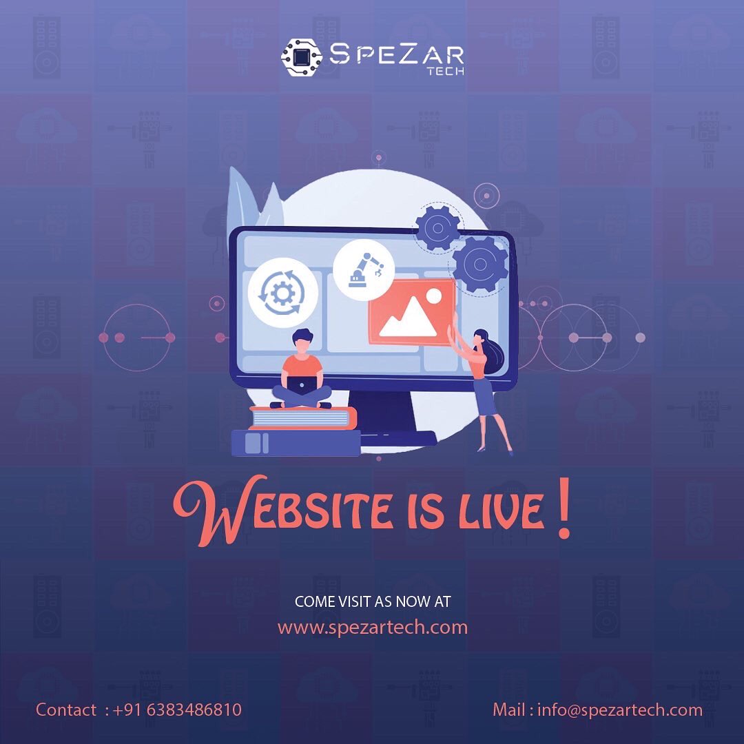 spezartech's tweet photo. Big NEWS ! Our website is Live now

|  https://t.co/kyePRN6iBN |

Spezar Tech is here to build innovative technological solutions

#new #website #robotics #automation #edtech #space #tech #smart #technology #startup #young #launching #service #manufacturing https://t.co/ioVJGFCbnO