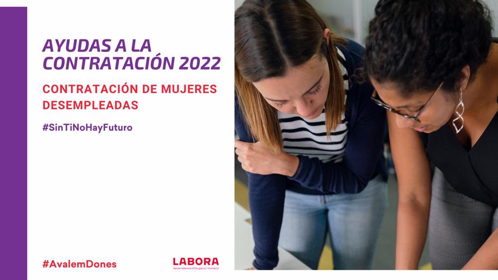 GVAinicotur's tweet photo. #BonDia ☔️
👩🏻👱🏻‍♀️La desocupació femenina en la #Comunitat supera en més d'un 20% al dels homes.
#SinTiNoHayFuturo💪

🙌🏻@GVAlabora ofereix subvencions a
🔴ENTITATS LOCALS🔴perquè contracten a més de 1.100 dones desocupades en MUNICIPIS de MENYS DE 5000 habitants
👉🏻Pla #EMDONA (1/2) https://t.co/J3N63VeHXG