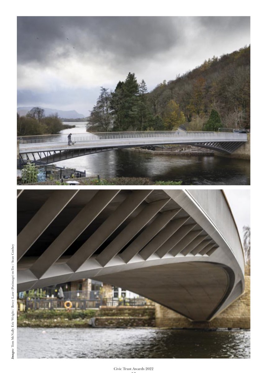 CTAwards's tweet photo. 2022 Civic Trust Award & Special Award for Community Impact & Engagement: a scheme that demonstrates how successful community engagement can deliver the highest standards of design whilst meeting the needs of local people: New Pooley Bridge by #knightarchitects for @CumbriaCC https://t.co/4517KTWcD1