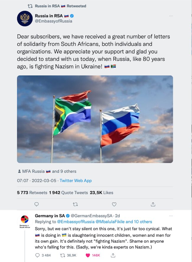 olled's tweet photo. Way to go @GermanEmbassySA 

https://t.co/FtcZ0YjRF4 https://t.co/95OEYHnQSx