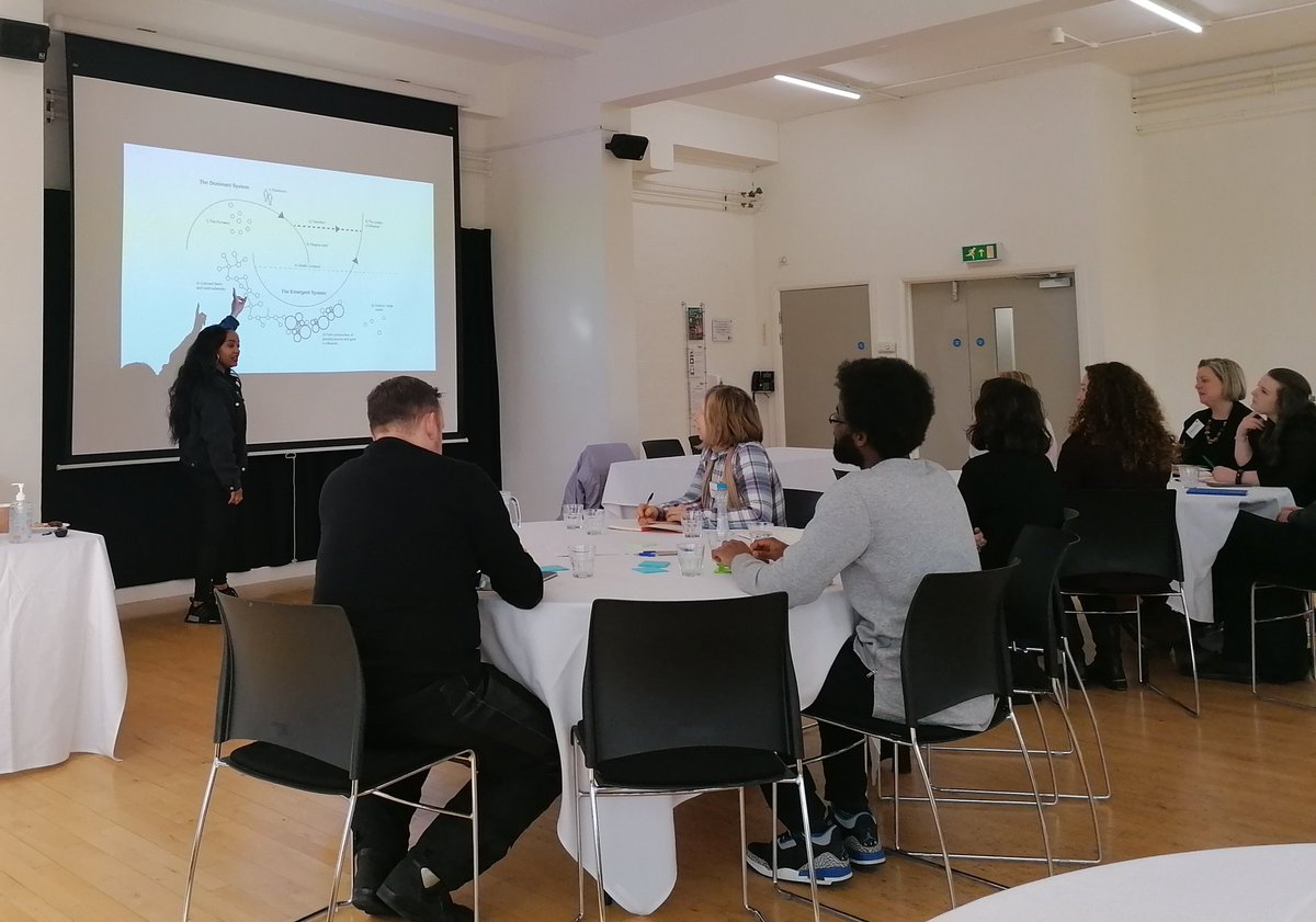 BeckArtsConnect's tweet photo. 'The only lasting truth is change' Exploring care, transformative change and leadership with @gentle_hq @MAIA_Group #LeadingwithOptimism @ArtsConnectWM https://t.co/9CRKVt0w2H