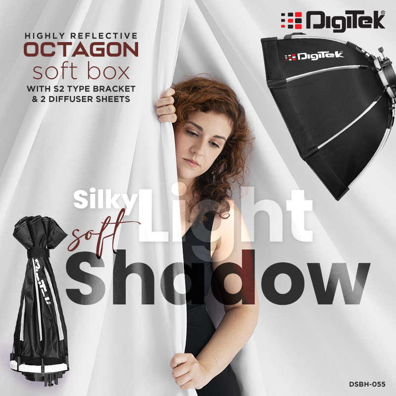 DigitekOfficial's tweet photo. Cast softer shadows and bigger impact with your videos & pictures, using widely compatible professional Octagon Soft Box that comes with 2 diffuser sheets.
Shop Now: https://t.co/aDOn24N44c
#digitek #digiteksoftbox #softbox #octagonsoftbox #softlight #photography #videography https://t.co/ohnm178Xa4