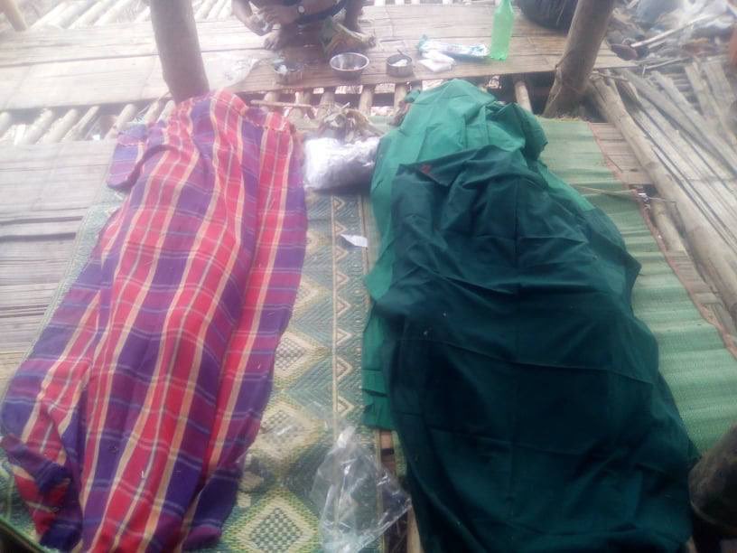 SAC launched an airstrike in T'Dwee Hkoh village,DweLo Tsp, MuTraw District,on Feb5.2 people were killed,6 civilians were injured,&amp; civilian homes were destroyed as a result of the airstrike. #MassacreInMyanmarByJunta #2022Mar7Coup #WhatsHappeningInMyanmar