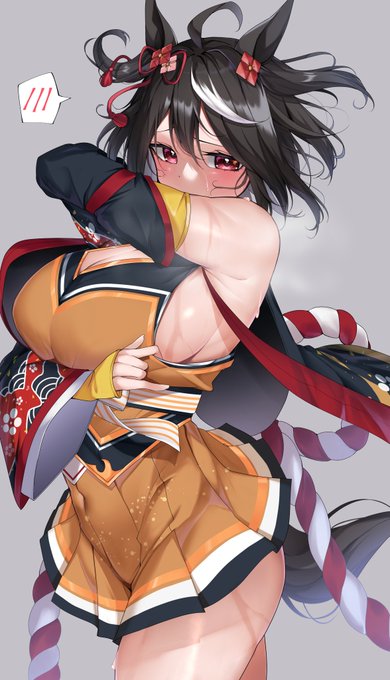 #ウマ娘
#ウマ娘プリティーダービー  
キタサンブラックちゃん描けたよ 