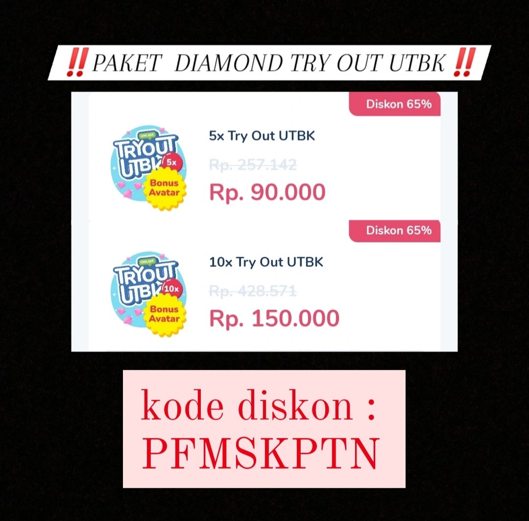 ambizzzyuk's tweet photo. @anaklinjur ada kakk, bisa pakai kode diskon PFMSKPTN yaa kak biar dapat potongan dan bisa lebih murcee🤗 https://t.co/14FB3269qO