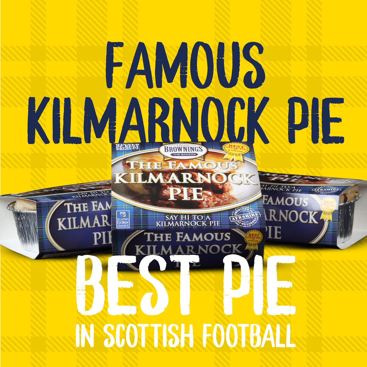 It’s #BritishPieWeek celebrate with the one and only. 
#SayayetoaKilmarnockPie 

Order online now- browningsbakers.com/shop