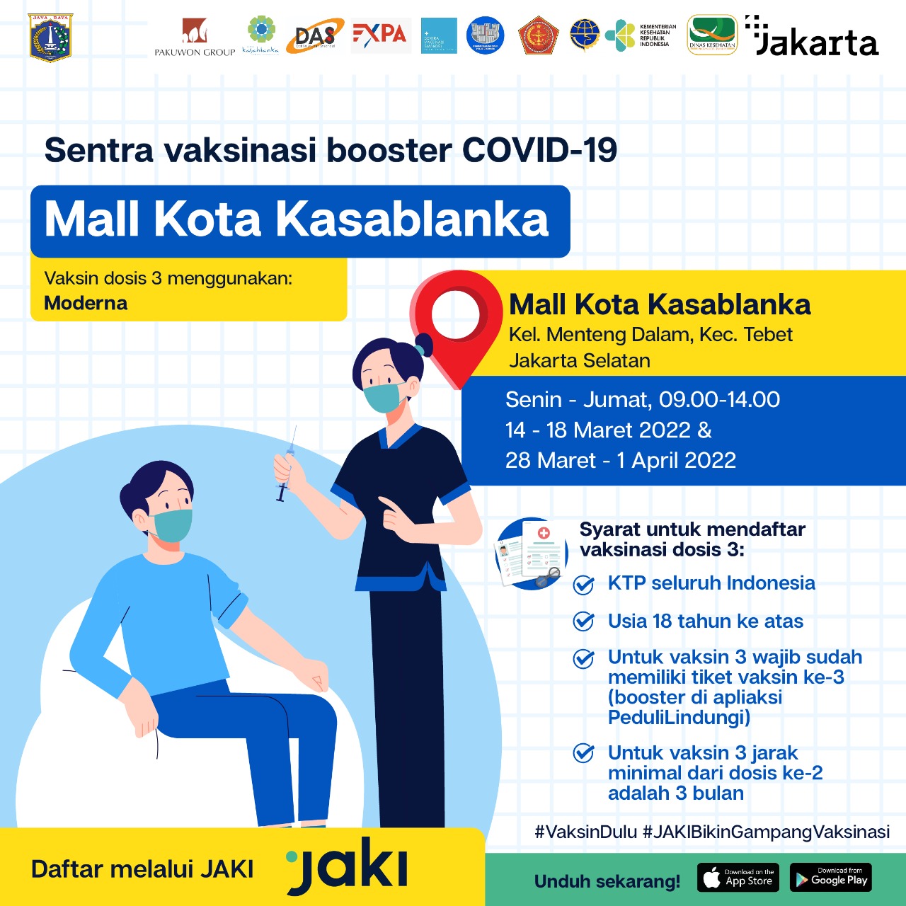 Vaksin booster jakarta selatan