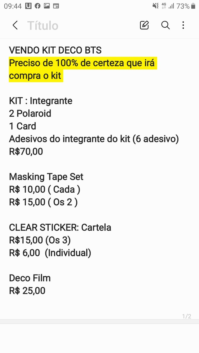 Sarete_96's tweet photo. Preço dos itens que estão na CEG https://t.co/4pRZMOOdE9