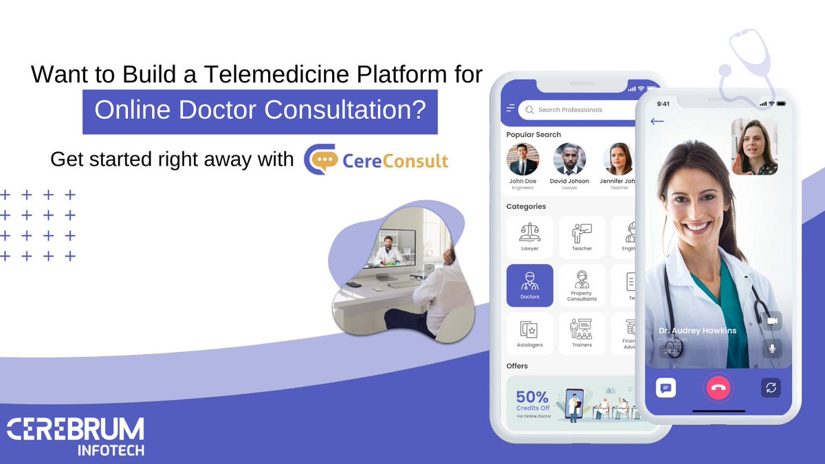 cerebruminfotec's tweet photo. The pandemic has sparked consumer interest in #onlineconsultationapps & we have joined the bandwagon of providing the #bestconsultationservices to our clients. Are you a doctor & want to interact with your clients online? We can help you. https://t.co/vc2f8C0wxQ #consultationapp https://t.co/yIi4Yr9xgJ