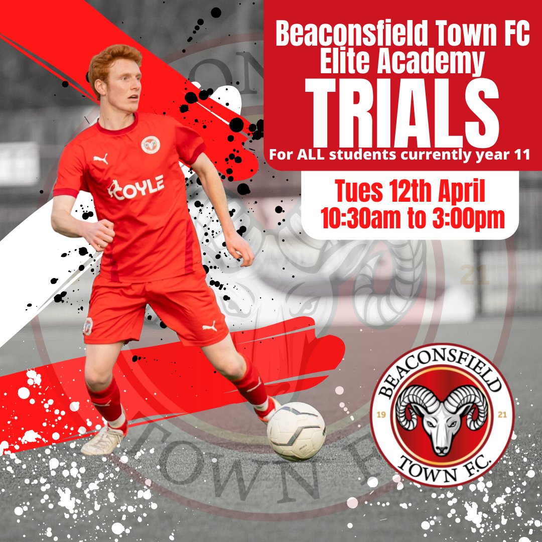 🚨Academy Trials Update 🚨

It's the news you've been waiting for...DATE NOW CONFIRMED!

If you're interested then stay tuned over the coming weeks, as sign up information and further details will be posted shortly.

#BTFC #YoungRams 🐏