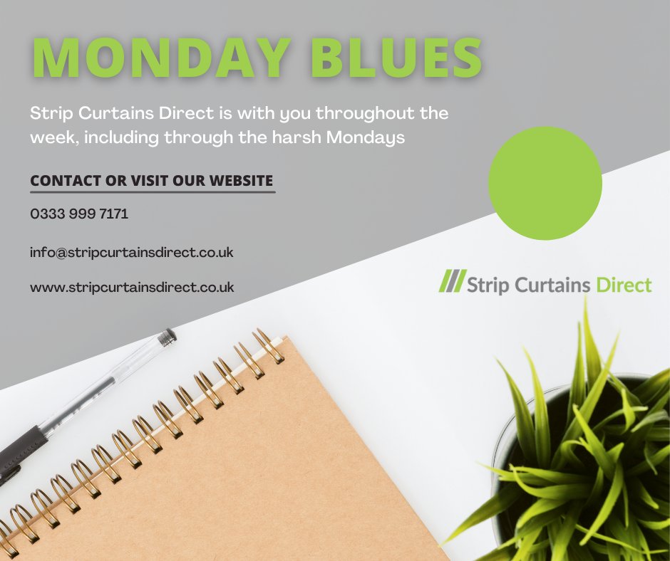 strip_curtainsD's tweet photo. Mondays can be a depressing affair (especially if you're a Manchester United fan this week 😉). Just be sure to maintain a level of productivity and professionalism whether it be in a warehouse, factory, on-site or in an office!

#monday #pvc #stripcurtainsdirect https://t.co/QZMFMHRfGm