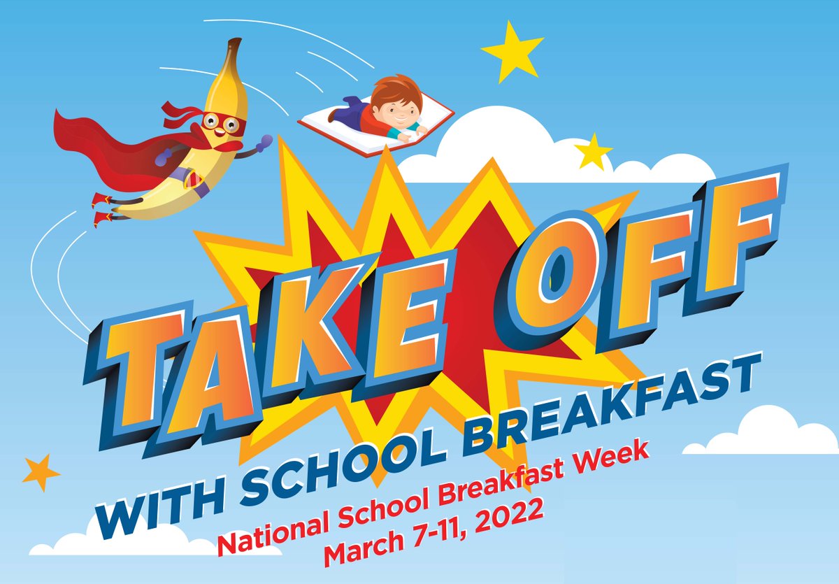 It's National School Breakfast Week! We're grateful to serve FREE breakfast for ALL students through the U.S. Department of Agriculture - it's the perfect time to give school breakfast a try!