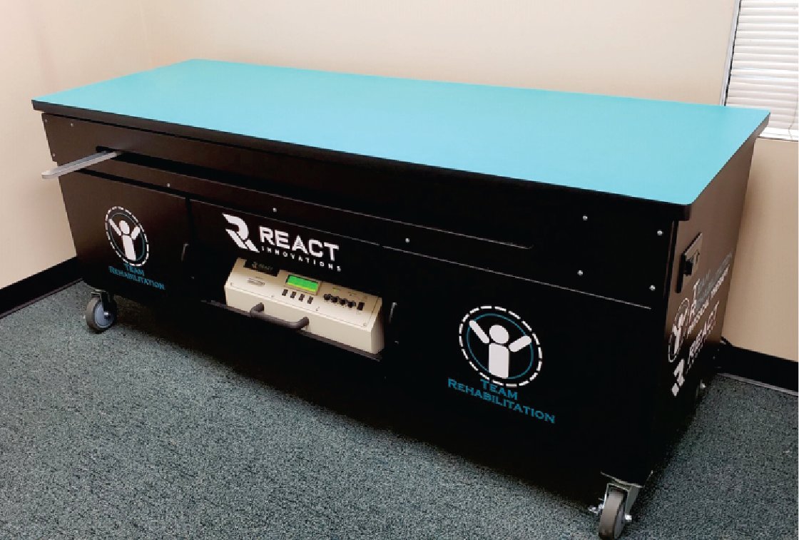 TeamRehab1's tweet photo. The REACT Table is a muscle stimulation system that is setting a new standard in athletic training, recovery and performance.
Learn more about this therapy today! https://t.co/8SeMPfXk6M
#PT #PhysicalTherapy #PhysicalTherapyWorks https://t.co/vrfKpySh4s