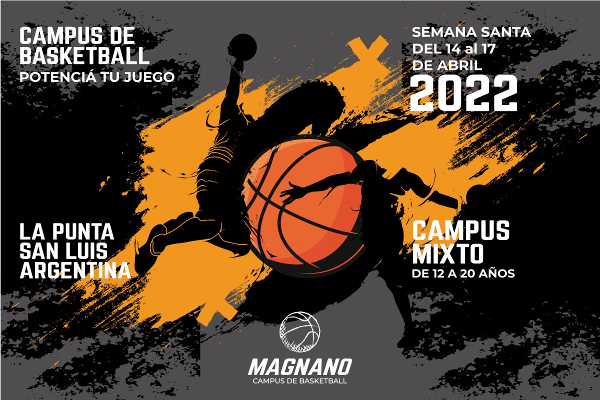 🏀POTENCIÁ TU JUEGO🏀
Hay Campus en Semana Santa!
Qué tenés que saber? 
✅ Del 14 al 17 de Abril
✅ Cupo 90 campistas 12 a 20 años.
✅ En La Universidad de La Punta San Luis, Arg.
✅ Alojamiento en la ULP
✅ Costos y procesos de inscripción por la web
1, 2, 3... CAMPUS!