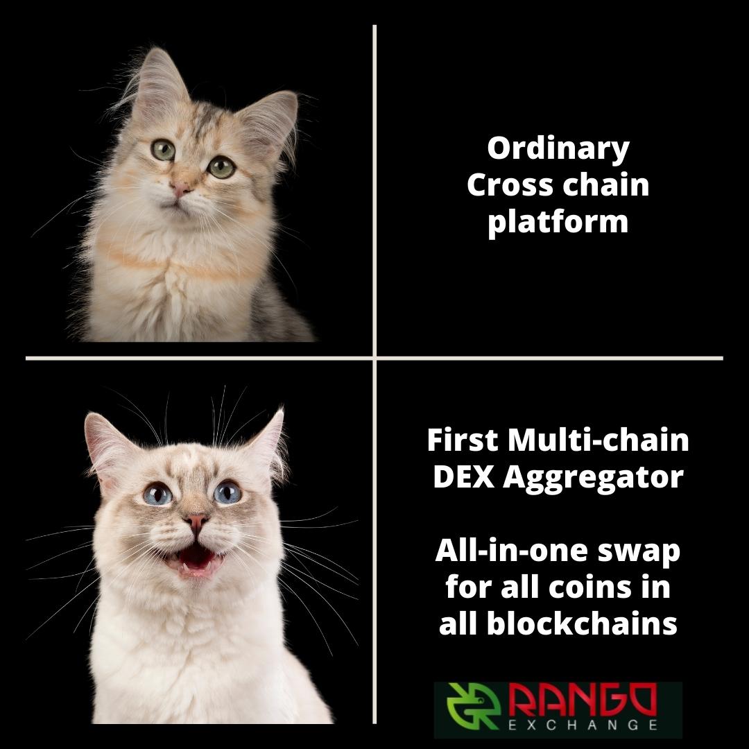 CanBeBlank's tweet photo. @SingularityDao @BitboyNews Rango Exchange ✔ The First Multichain Dex/Bridge Aggregator 

✅  All-in-one swap for all coins in all blockchains
✅  Most secure, fast, and easy path
✅  Support more than 27 blockchains
✅ 12+ bridges/DEXes, and 6 different wallets

$Rango 
@RangoExchange
#RangoExchange https://t.co/ji0uXImodD
