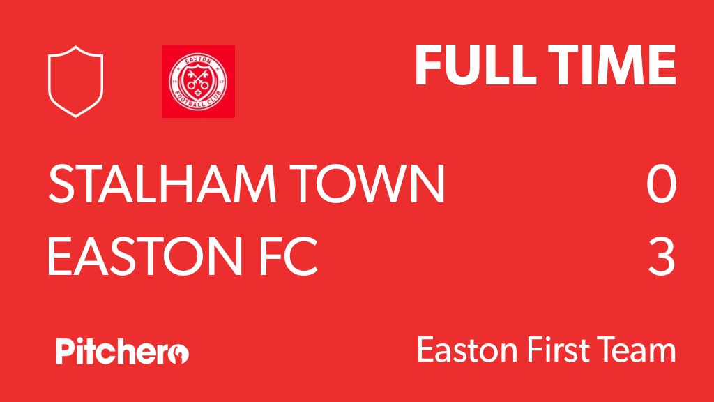 eastonfc's tweet photo. FULL TIME: Stalham Town 0 - 3 Easton FC
#STAEAS #Pitchero
https://t.co/9pJIytAmCi https://t.co/VFIGiMVOdt
