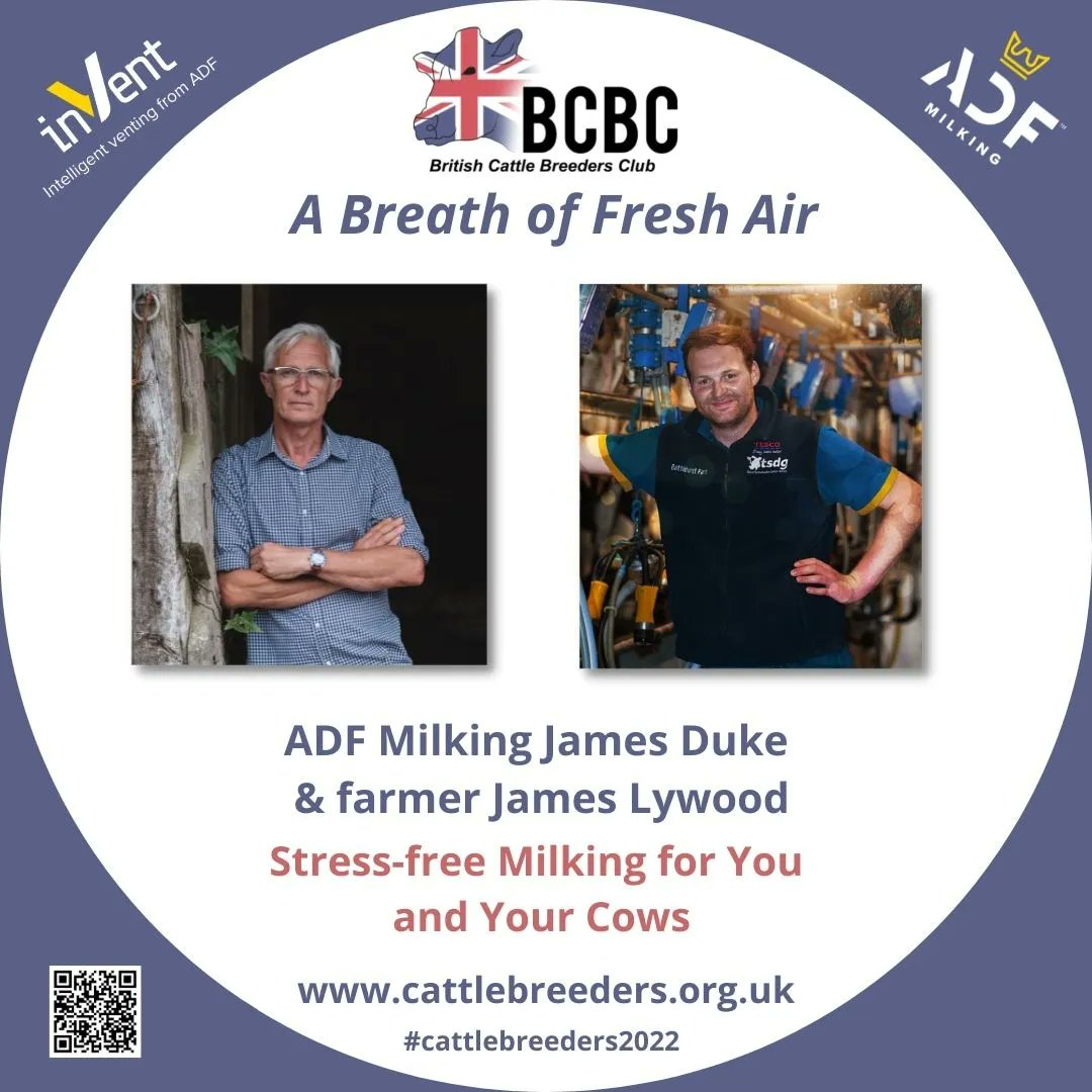 CattleBreeders's tweet photo. Principal Sponsors @ADFMilking_UK held a lunchtime workshop at BCBC with James Duke & farmer James Lywood explaining the features of the InVent system, find out more at... https://t.co/FIFXQlQA62 #BCBC22 #stressfreemilking #conferencesponsors #ADFmilking #teamdairy https://t.co/szlDHGrQuW