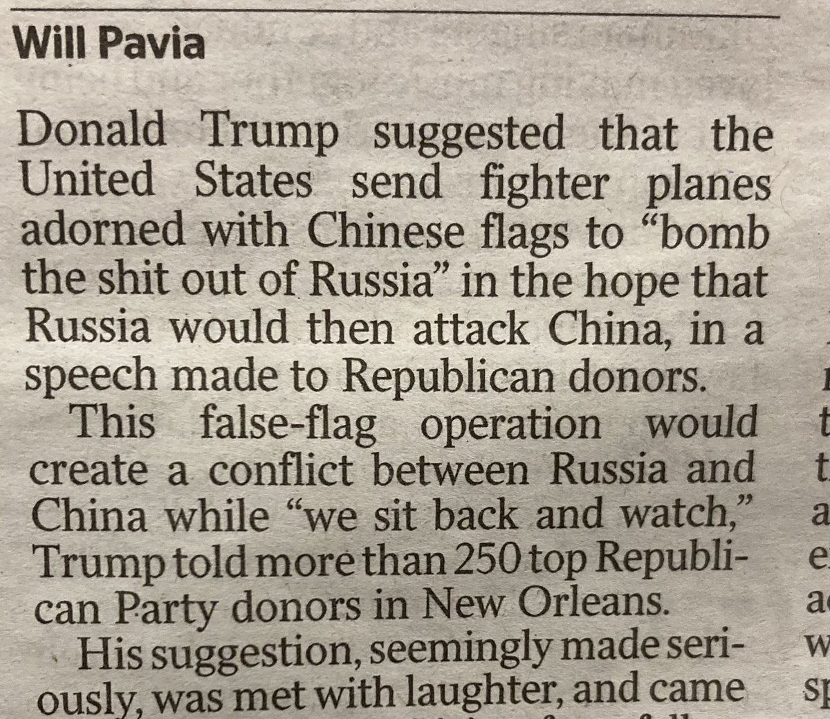 A reminder that however awful things seem right now, at least we don’t have Donald Trump still leading the free world…
[via <a href="/thetimes/">The Times and Sunday Times</a>]