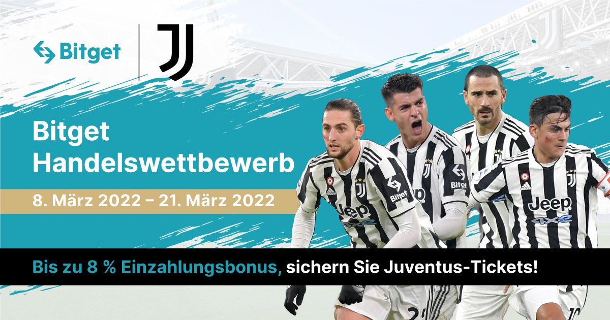 Bekomm einen Einzahlungsbonus von bis zu 8 % und gewinne Tickets für <a href="/juventusfc/">JuventusFC</a>  in Italien! ! !

#juventus #InterMilan #italien #Bitget 

Mehr Info👉bitget.zendesk.com/hc/de/articles…
