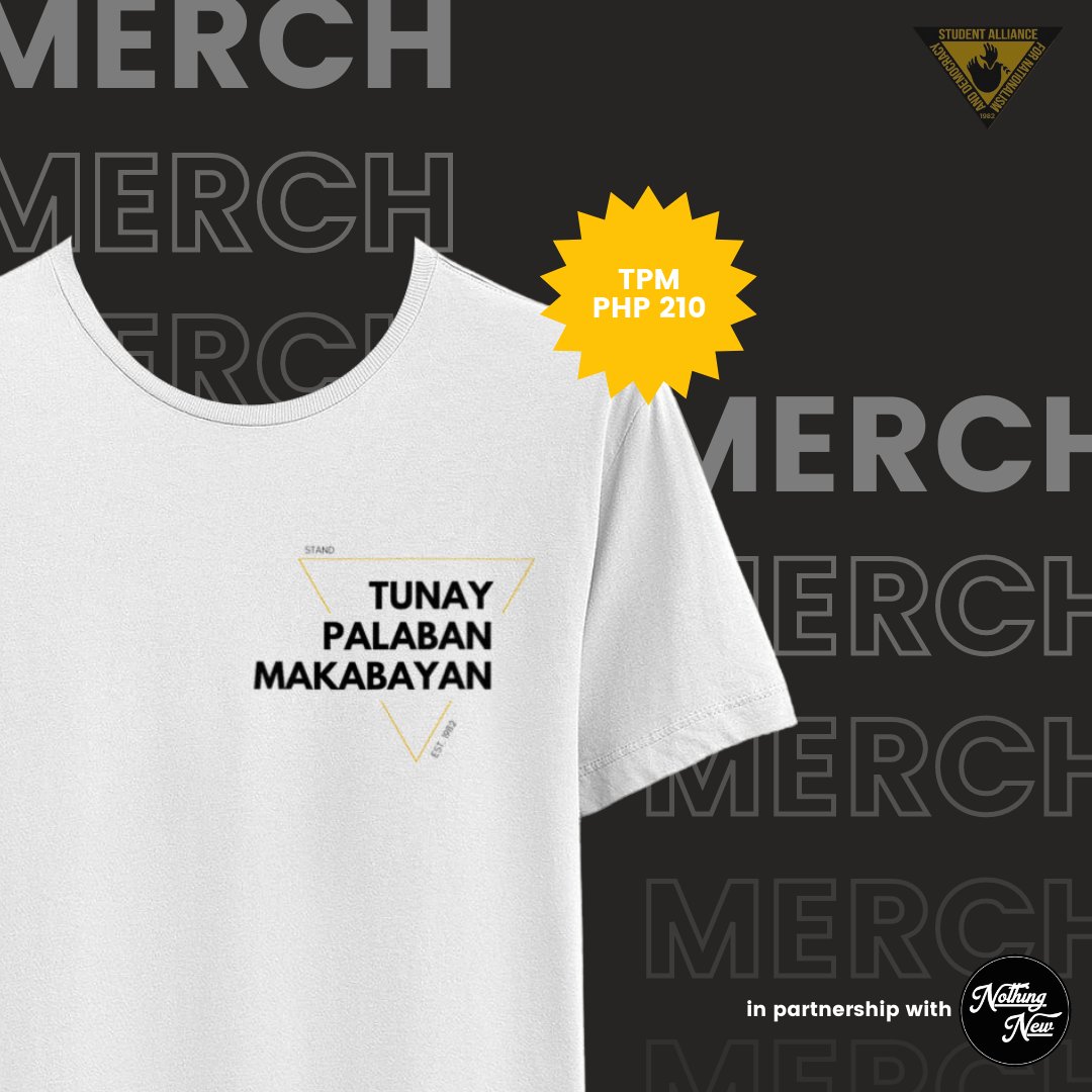 STANDUSC's tweet photo. TIME TO WEAR YOUR STATEMENT 

Order Form : https://t.co/X7WZre7N6P

#STANDMerch
#WearYourStatement
#RiseResistRaiseTheSTANDard https://t.co/dUM0ReFWnv