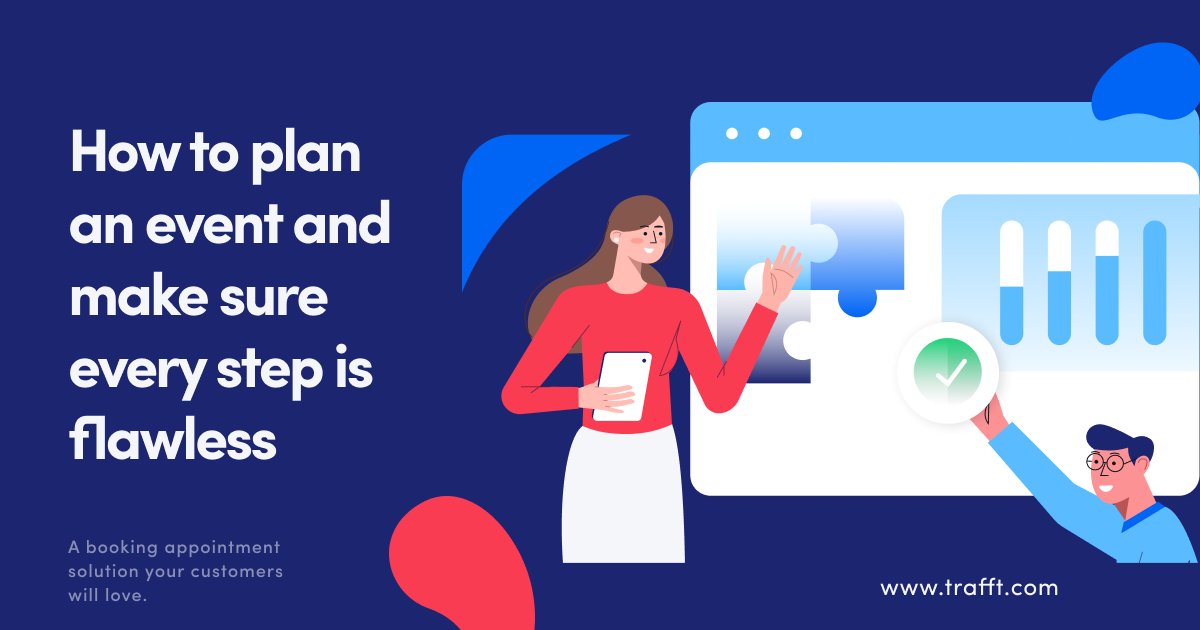 TrafftS's tweet photo. When you want to make an event memorable, the best way to ensure success is to put a lot of attention into planning it.
Follow these steps ⬇️
https://t.co/1FvFST818g
#trafft #saas #booking #onlinebooking #Scheduling https://t.co/q0J4mn2f9e